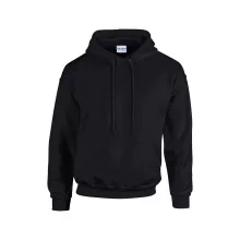 Uniszex kapucnis pulóver Gildan GI18500 Heavy Blend Adult Hooded Sweatshirt -S, Black