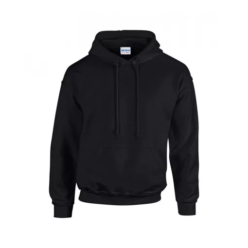 Uniszex kapucnis pulóver Gildan GI18500 Heavy Blend Adult Hooded Sweatshirt -S, Black