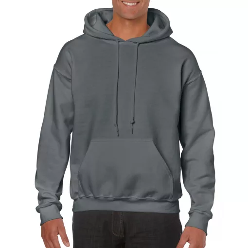 Uniszex kapucnis pulóver Gildan GI18500 Heavy Blend Adult Hooded Sweatshirt -L, Charco
