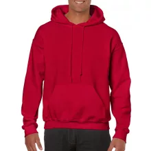 Uniszex kapucnis pulóver Gildan GI18500 Heavy Blend Adult Hooded Sweatshirt -L, Cherry
