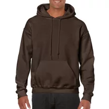 Uniszex kapucnis pulóver Gildan GI18500 Heavy Blend Adult Hooded Sweatshirt -L, Dark C