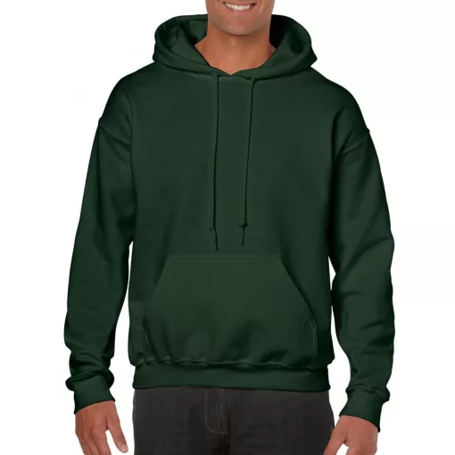 Uniszex kapucnis pulóver Gildan GI18500 Heavy Blend Adult Hooded Sweatshirt -L, Forest