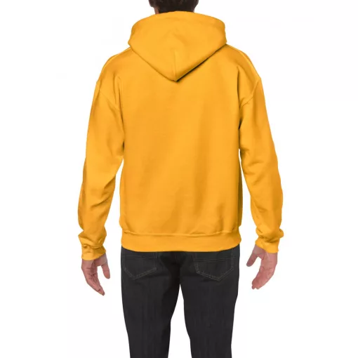 Uniszex kapucnis pulóver Gildan GI18500 Heavy Blend Adult Hooded Sweatshirt -S, Gold