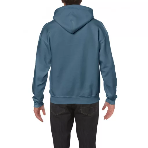 Uniszex kapucnis pulóver Gildan GI18500 Heavy Blend Adult Hooded Sweatshirt -L, Indigo
