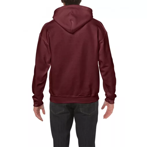 Uniszex kapucnis pulóver Gildan GI18500 Heavy Blend Adult Hooded Sweatshirt -2XL, Maro