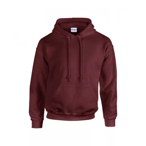Uniszex kapucnis pulóver Gildan GI18500 Heavy Blend Adult Hooded Sweatshirt -L, Maroon
