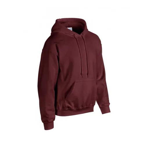Uniszex kapucnis pulóver Gildan GI18500 Heavy Blend Adult Hooded Sweatshirt -L, Maroon