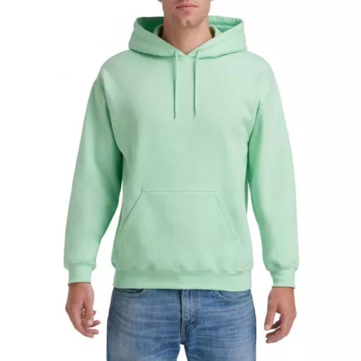 Uniszex kapucnis pulóver Gildan GI18500 Heavy Blend Adult Hooded Sweatshirt -S, Mint G