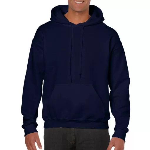 Uniszex kapucnis pulóver Gildan GI18500 Heavy Blend Adult Hooded Sweatshirt -2XL, Navy