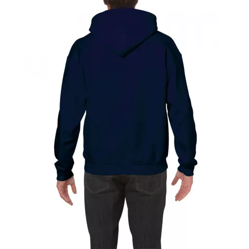 Uniszex kapucnis pulóver Gildan GI18500 Heavy Blend Adult Hooded Sweatshirt -5XL, Navy