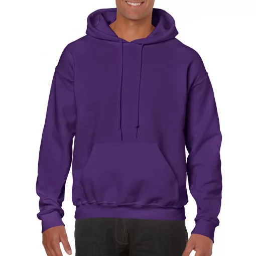 Uniszex kapucnis pulóver Gildan GI18500 Heavy Blend Adult Hooded Sweatshirt -S, Purple