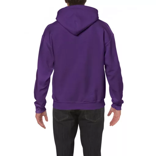 Uniszex kapucnis pulóver Gildan GI18500 Heavy Blend Adult Hooded Sweatshirt -S, Purple