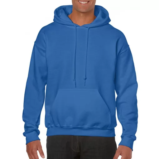 Uniszex kapucnis pulóver Gildan GI18500 Heavy Blend Adult Hooded Sweatshirt -S, Royal
