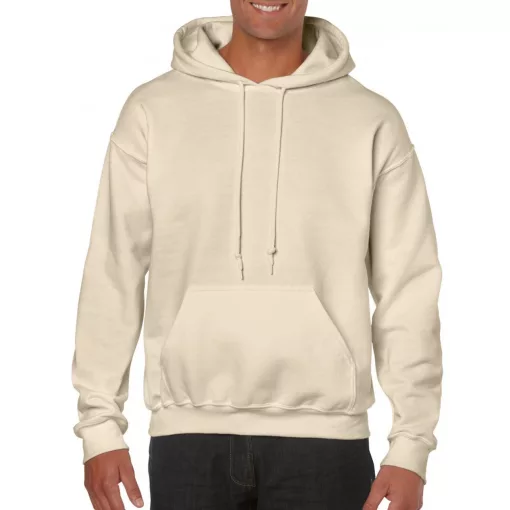Uniszex kapucnis pulóver Gildan GI18500 Heavy Blend Adult Hooded Sweatshirt -S, Sand