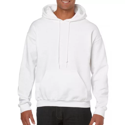 Uniszex kapucnis pulóver Gildan GI18500 Heavy Blend Adult Hooded Sweatshirt -2XL, Whit