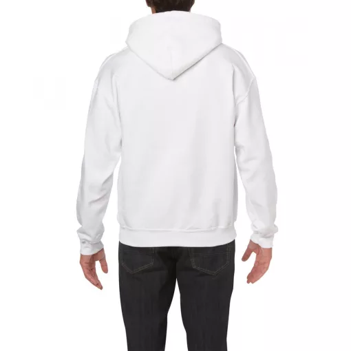 Uniszex kapucnis pulóver Gildan GI18500 Heavy Blend Adult Hooded Sweatshirt -5XL, Whit