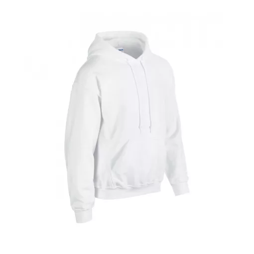 Uniszex kapucnis pulóver Gildan GI18500 Heavy Blend Adult Hooded Sweatshirt -5XL, Whit