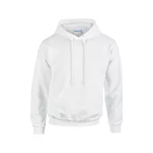 Uniszex kapucnis pulóver Gildan GI18500 Heavy Blend Adult Hooded Sweatshirt -S, White