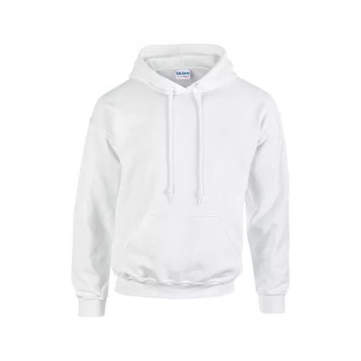 Uniszex kapucnis pulóver Gildan GI18500 Heavy Blend Adult Hooded Sweatshirt -S, White