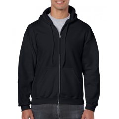 Uniszex kapucnis pulóver Gildan GI18600 Heavy Blend Adult Full Zip Hooded Sweatshirt -