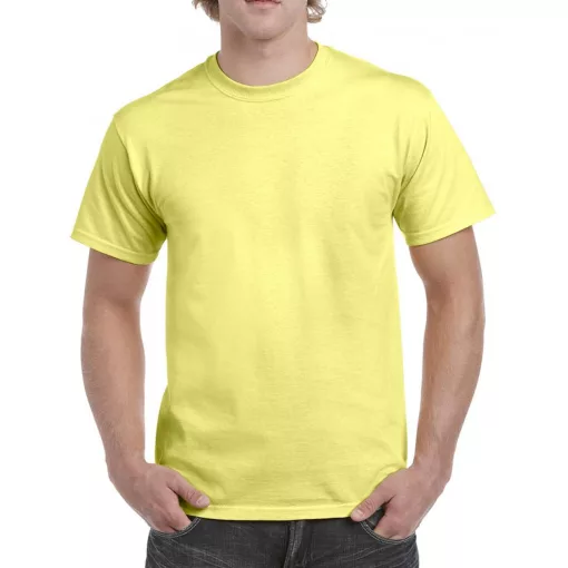 Uniszex póló Gildan GI2000 Ultra Cotton Felnőtt póló -2XL, Cornsilk