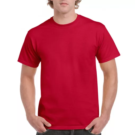 Uniszex póló Gildan GI2000 Ultra Cotton Felnőtt póló -2XL, Cherry Red