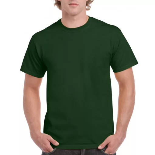 Uniszex póló Gildan GI2000 Ultra Cotton Felnőtt póló -XL, Forest Green