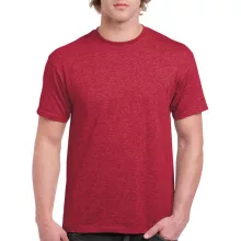 Uniszex póló Gildan GI2000 Ultra Cotton Felnőtt póló -2XL, Heather Cardinal