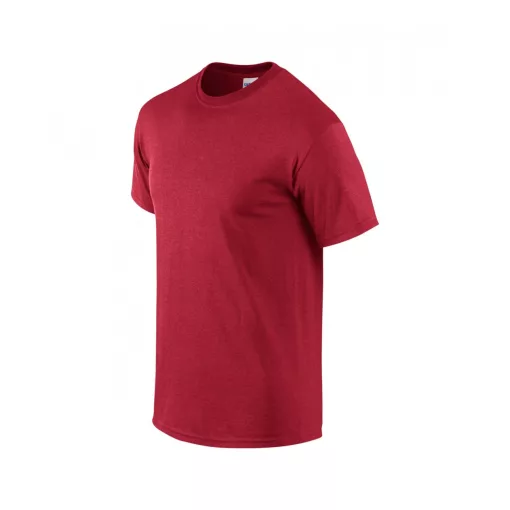 Uniszex póló Gildan GI2000 Ultra Cotton Felnőtt póló -L, Heather Cardinal