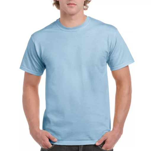 Uniszex póló Gildan GI2000 Ultra Cotton Felnőtt póló -S, Light Blue
