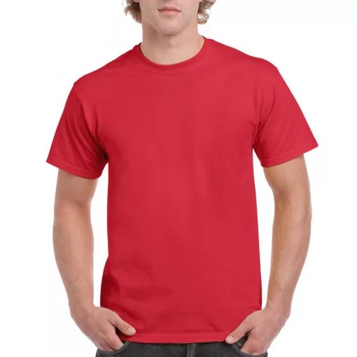 Uniszex póló Gildan GI2000 Ultra Cotton Felnőtt póló -2XL, Red