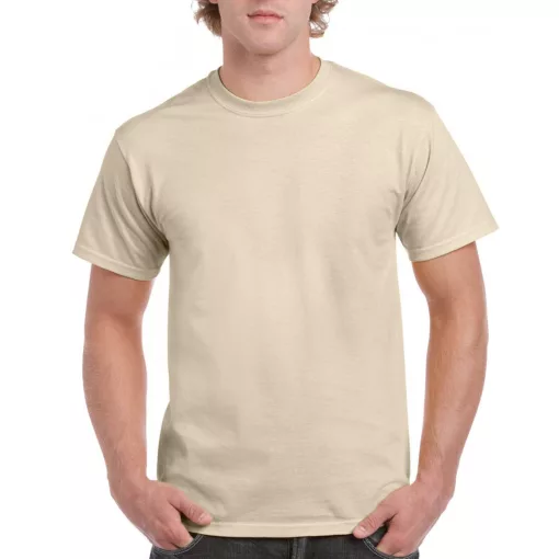 Uniszex póló Gildan GI2000 Ultra Cotton Felnőtt póló -L, Sand