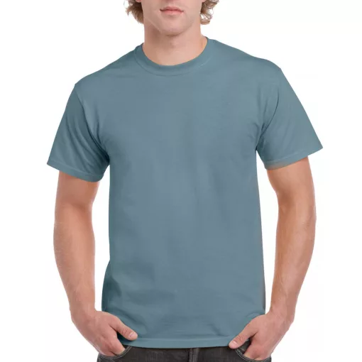 Uniszex póló Gildan GI2000 Ultra Cotton Felnőtt póló -L, Stone Blue