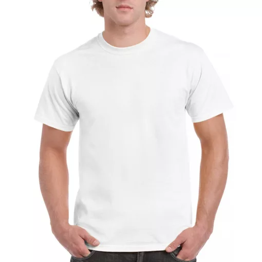 Uniszex póló Gildan GI2000 Ultra Cotton Felnőtt póló -2XL, White
