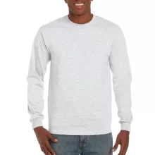 Uniszex póló Gildan GI2400 Ultra Cotton Felnőtt Hosszú Ujjú póló -3XL, Ash Grey