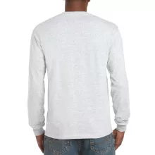 Uniszex póló Gildan GI2400 Ultra Cotton Felnőtt Hosszú Ujjú póló -3XL, Ash Grey