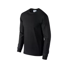 Uniszex póló Gildan GI2400 Ultra Cotton Felnőtt Hosszú Ujjú póló -3XL, Black