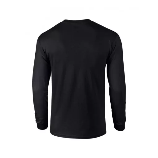 Uniszex póló Gildan GI2400 Ultra Cotton Felnőtt Hosszú Ujjú póló -3XL, Black