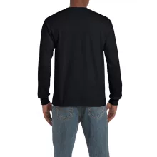 Uniszex póló Gildan GI2400 Ultra Cotton Felnőtt Hosszú Ujjú póló -4XL, Black