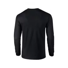 Uniszex póló Gildan GI2400 Ultra Cotton Felnőtt Hosszú Ujjú póló -4XL, Black