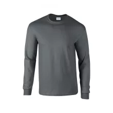 Uniszex póló Gildan GI2400 Ultra Cotton Felnőtt Hosszú Ujjú póló -3XL, Charcoal