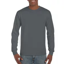 Uniszex póló Gildan GI2400 Ultra Cotton Felnőtt Hosszú Ujjú póló -4XL, Charcoal