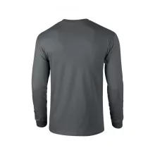 Uniszex póló Gildan GI2400 Ultra Cotton Felnőtt Hosszú Ujjú póló -S, Charcoal