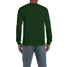 Uniszex póló Gildan GI2400 Ultra Cotton Felnőtt Hosszú Ujjú póló -3XL, Forest Green