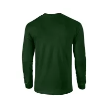 Uniszex póló Gildan GI2400 Ultra Cotton Felnőtt Hosszú Ujjú póló -3XL, Forest Green