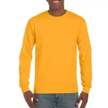 Uniszex póló Gildan GI2400 Ultra Cotton Felnőtt Hosszú Ujjú póló -3XL, Gold