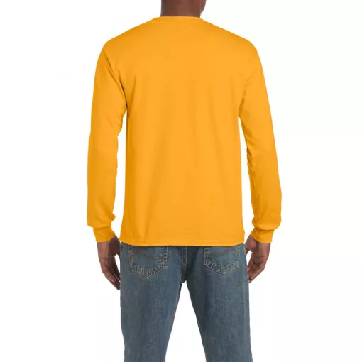 Uniszex póló Gildan GI2400 Ultra Cotton Felnőtt Hosszú Ujjú póló -3XL, Gold
