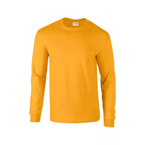 Uniszex póló Gildan GI2400 Ultra Cotton Felnőtt Hosszú Ujjú póló -3XL, Gold