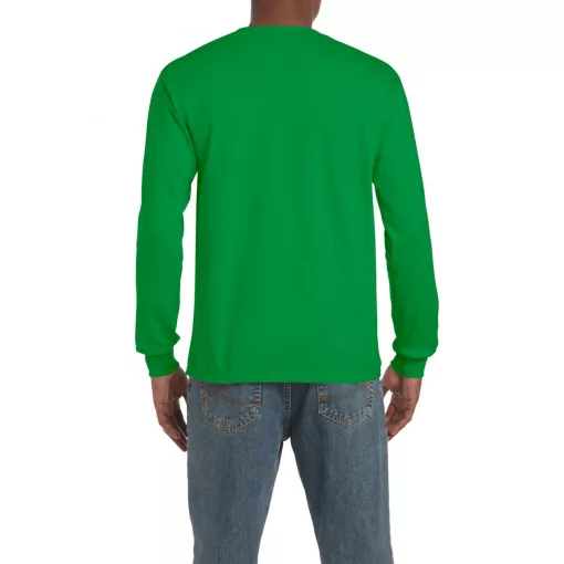 Uniszex póló Gildan GI2400 Ultra Cotton Felnőtt Hosszú Ujjú póló -XL, Irish Green