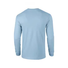 Uniszex póló Gildan GI2400 Ultra Cotton Felnőtt Hosszú Ujjú póló -3XL, Light Blue